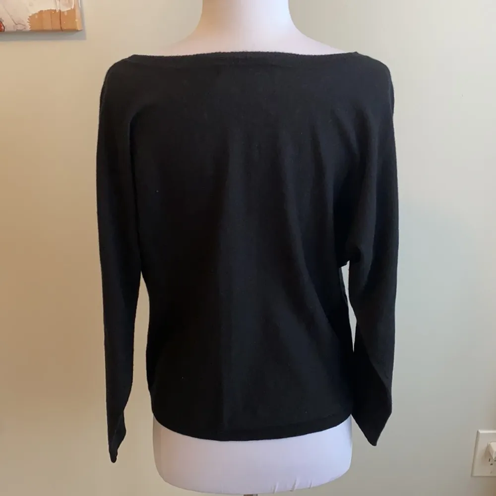 Feel The Piece Black Cashmere Sweater - Image 2