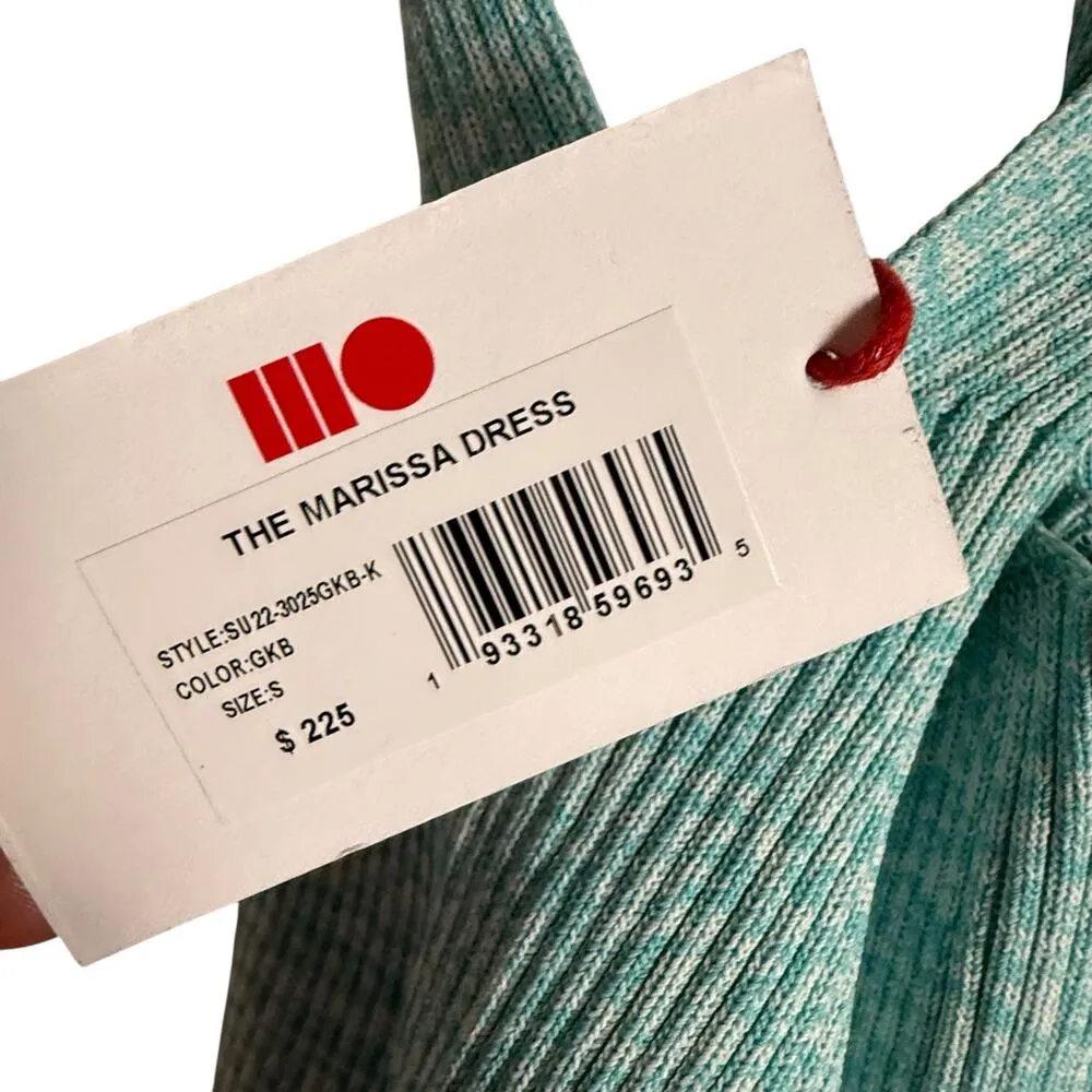 Solid & Striped Marissa Ribbed Knit Crisscross Halter Beach Mini Dress Size S - Image 9