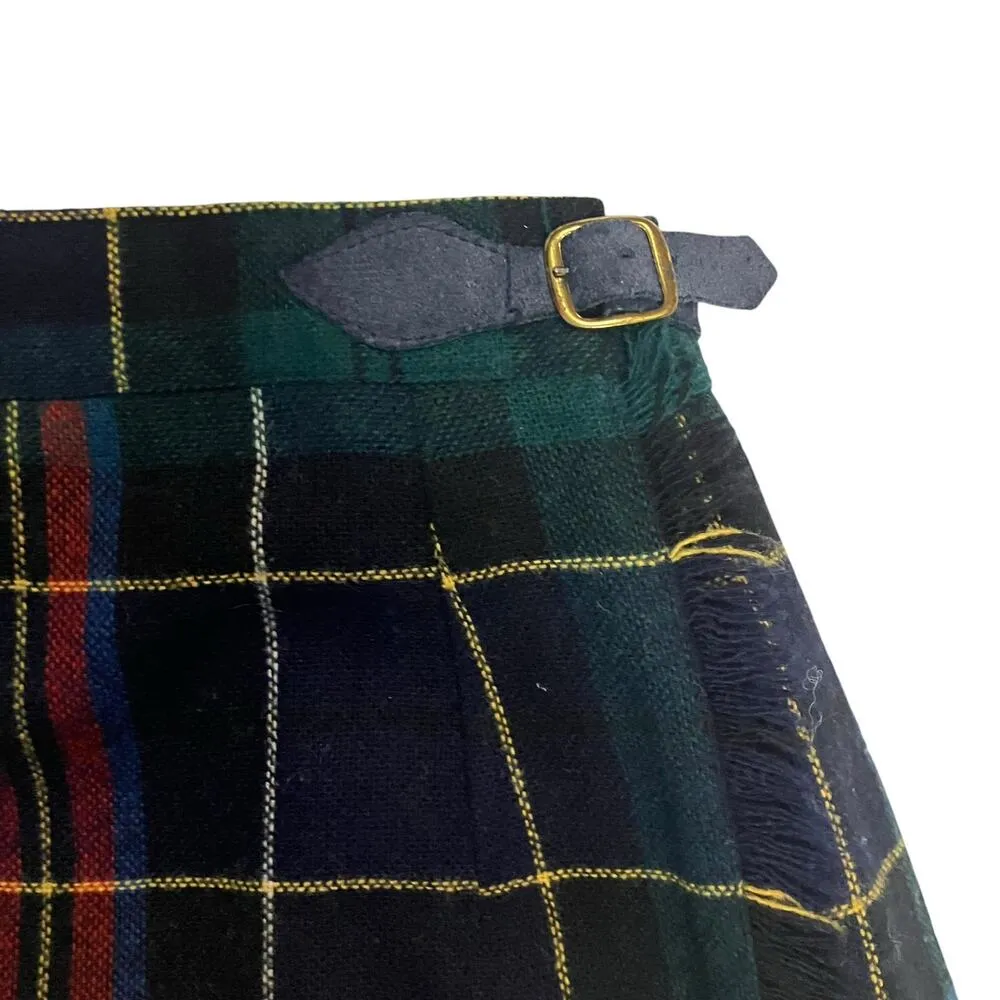 Vintage 80s College Town Women's Tartan Plaid Skirt Kilt Size undefined - Image 2