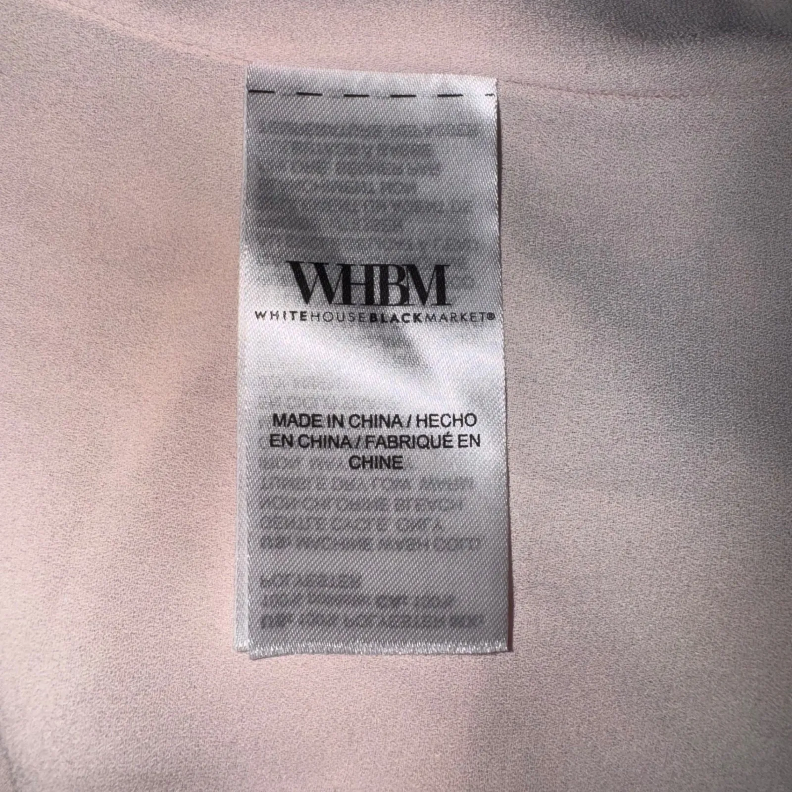 White House Black Market Peony Floral Print Off Shoulder Long Sleeve Blouse Top‎ - Image 5