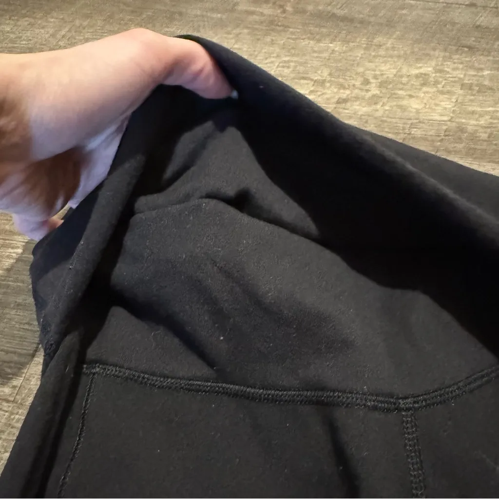 Lululemon Black Align Wide-leg Foldover Flare Leggings - Image 4