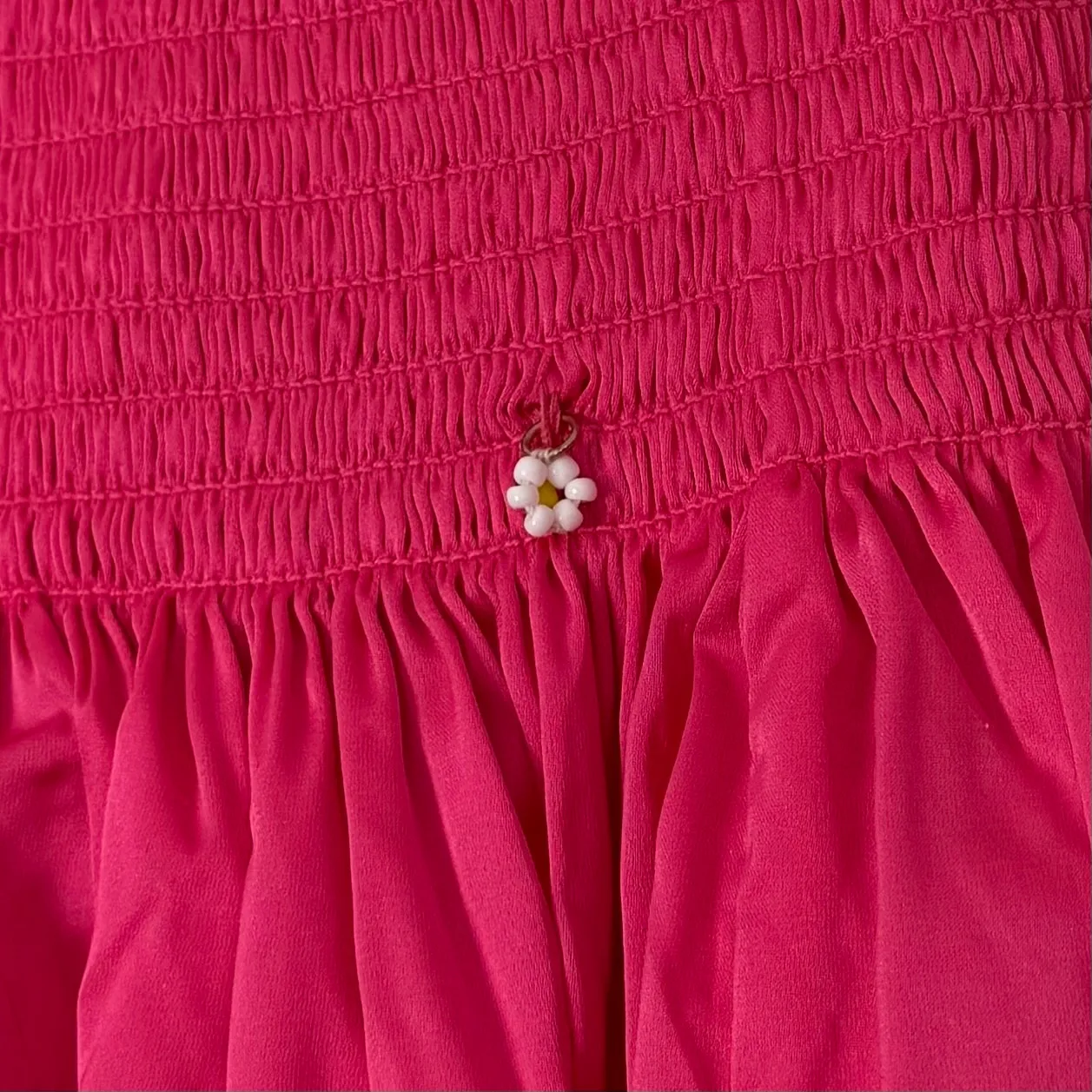 Natural Life Daisy Shorts Flowy Smocked Hot Pink NWT Size XS - Image 2