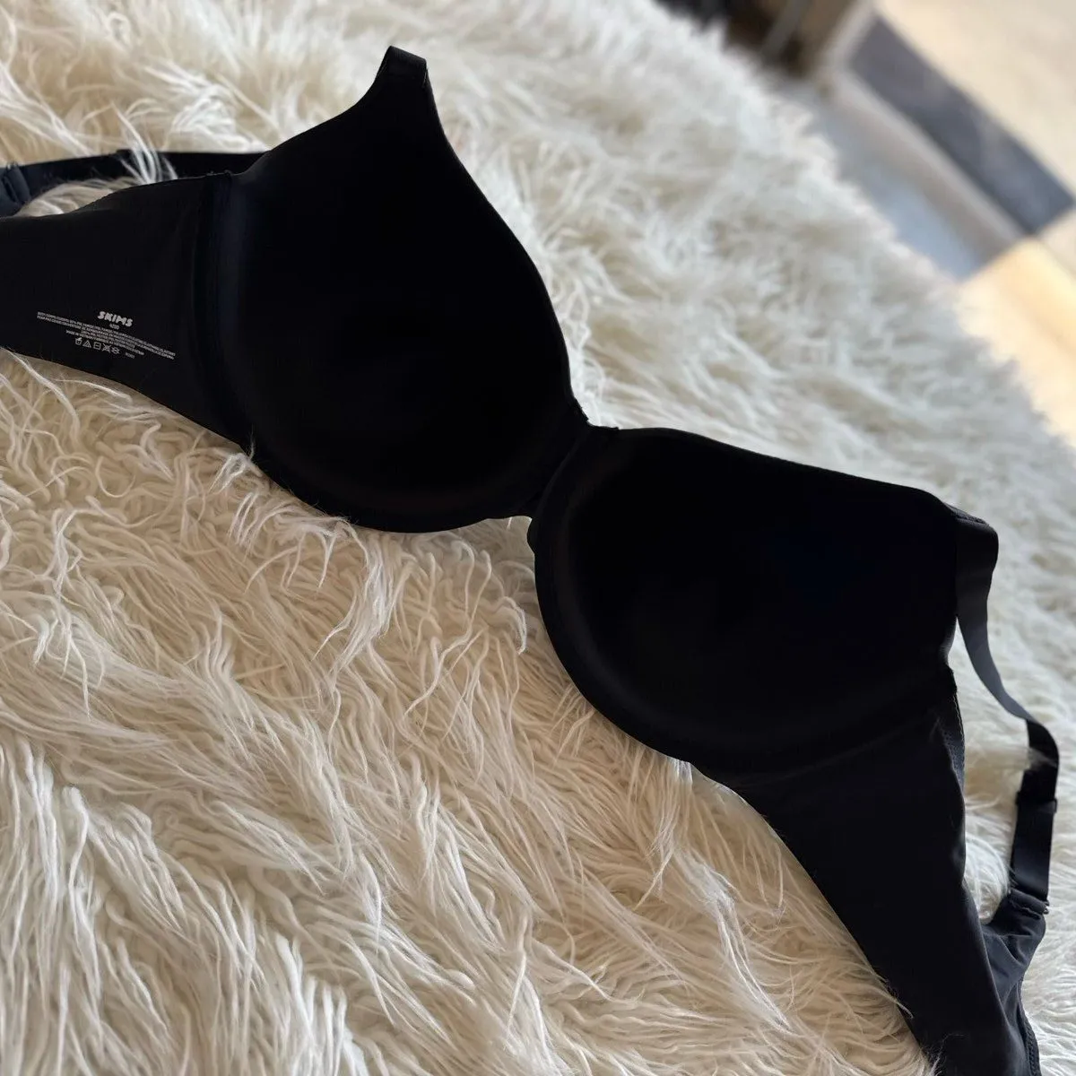 Skims Fits Everybody T-Shirt Bra Onyx Size 42DD - Image 7