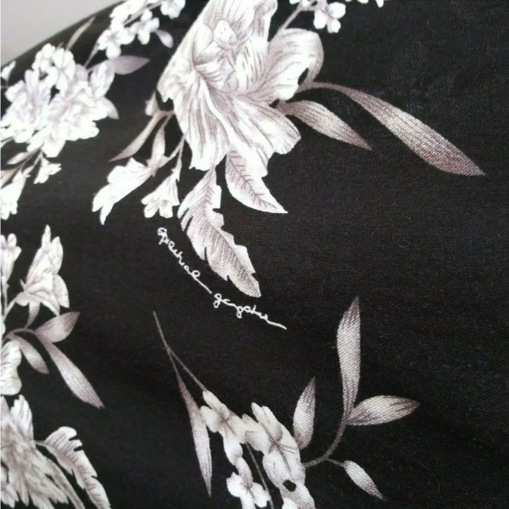Spiritual Gangster Maya Black Floral Tie Front Kimono - Image 7