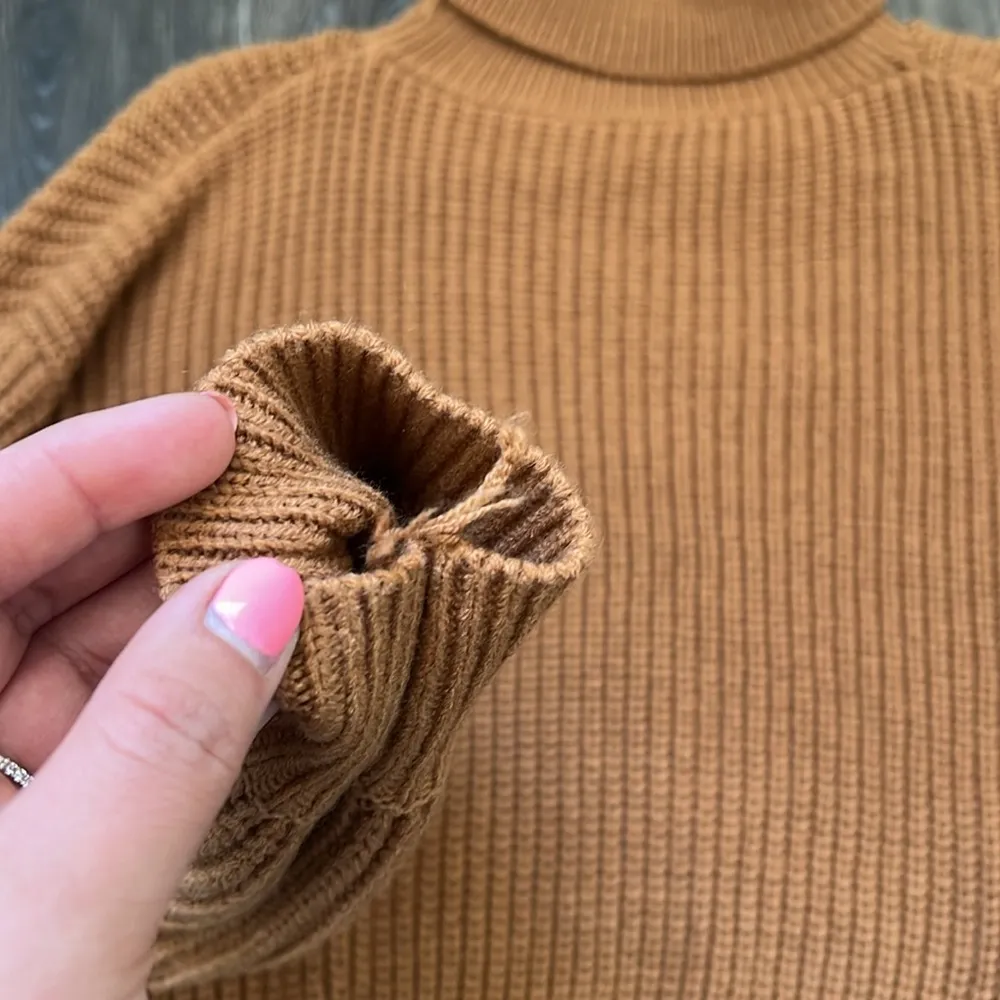 SheIn Brown turtleneck sweater - Image 2