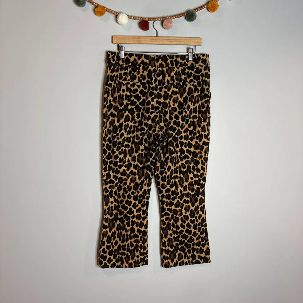 FRAME Mini Boot Cheetah Print Trousers - Image 5