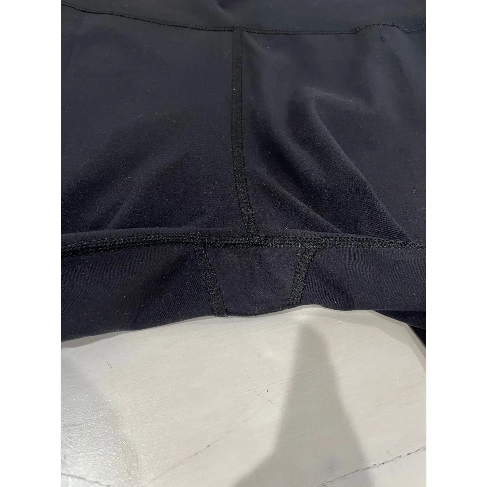 Adidas Training Leggings Mesh Panels‎ 3-Stripes Athletic Gym Black Size S - Image 3