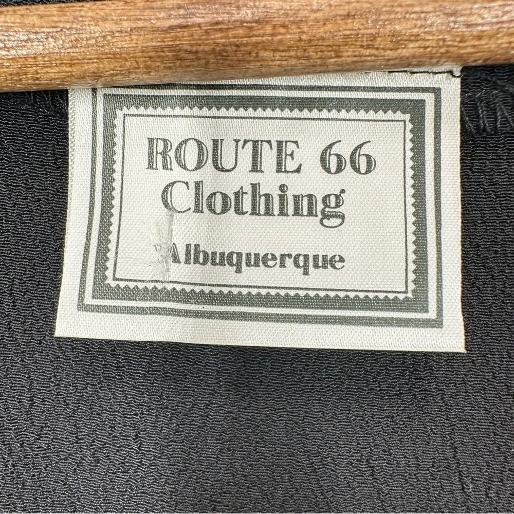 Vintage Route 66 Clothing Pintuck Hem V Neck Vest Tank 90s Grunge Boho Size‎ Med - Image 2