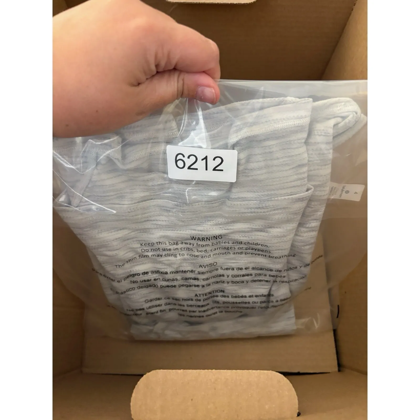 Lululemon Another Mile Short Sleeve T-Shirt Relaxed Fit Space Dye Gray Sz 4 Soft - Image 8