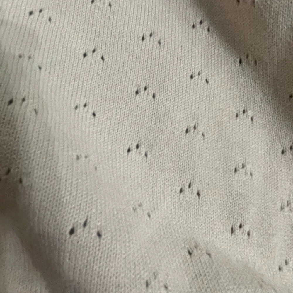 Breckenridge Cream Floral Embroidery button up long sleeve cardigan XL - Image 11