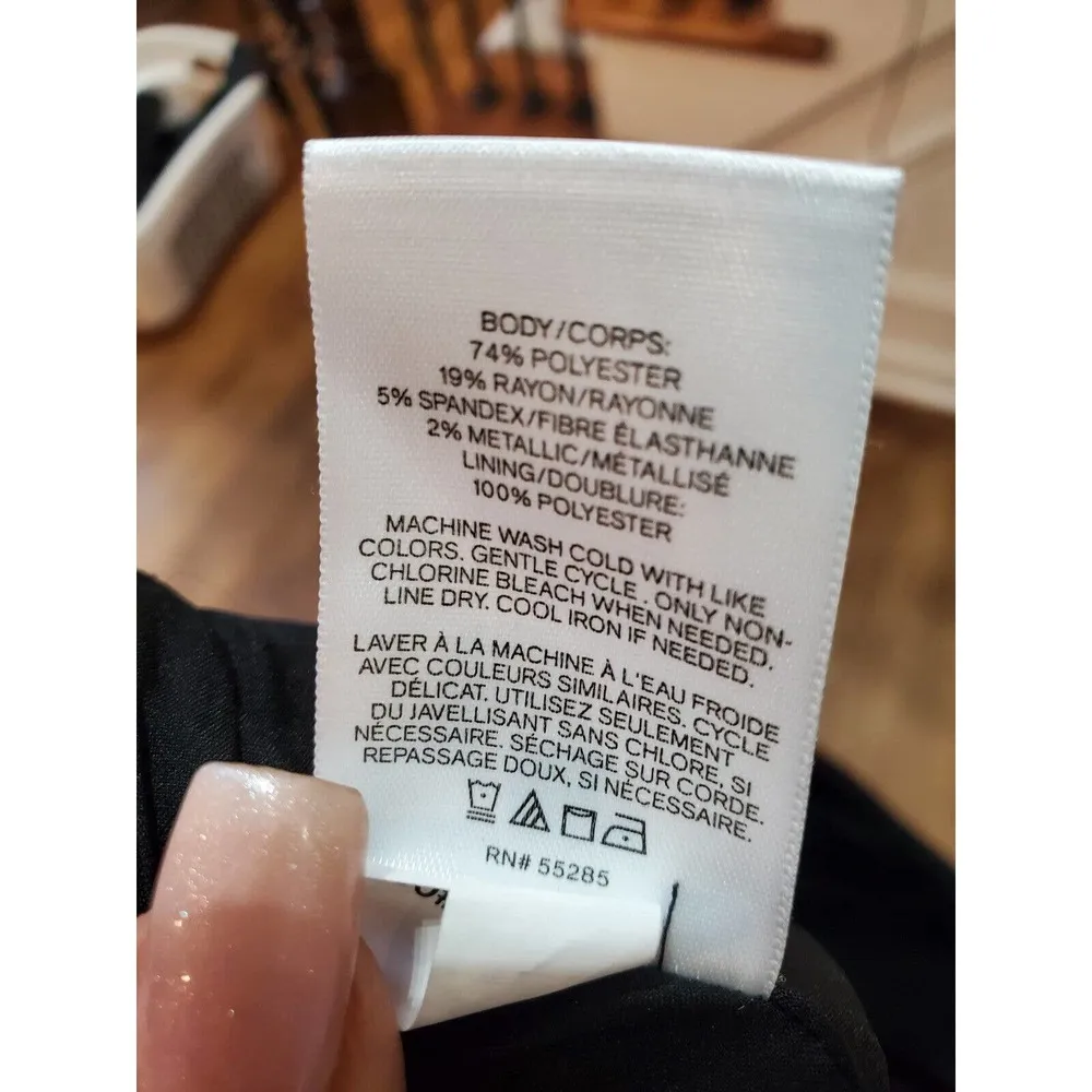 Express Aztec Red Gray Polyester Side Tie Closure Straight Short Skirt Size 16 - Image 7