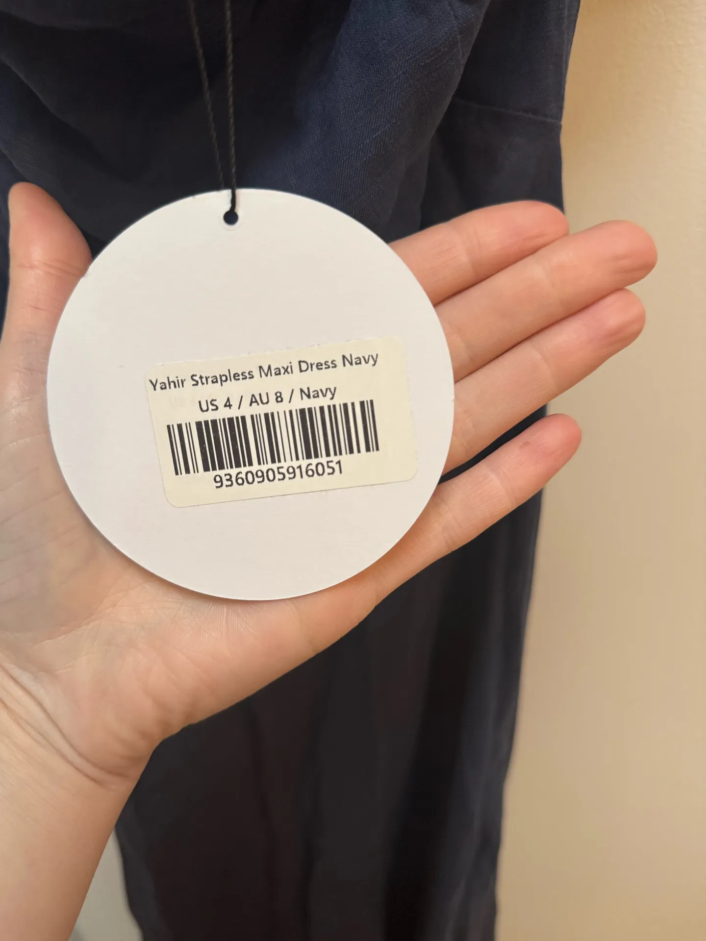 Princess Polly Navy Strapless Maxi Dress - Image 5