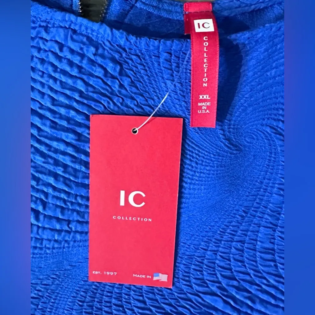 IC Collection‎ Women’s Size XXL Wave Textured Sleeveless A - Image 8