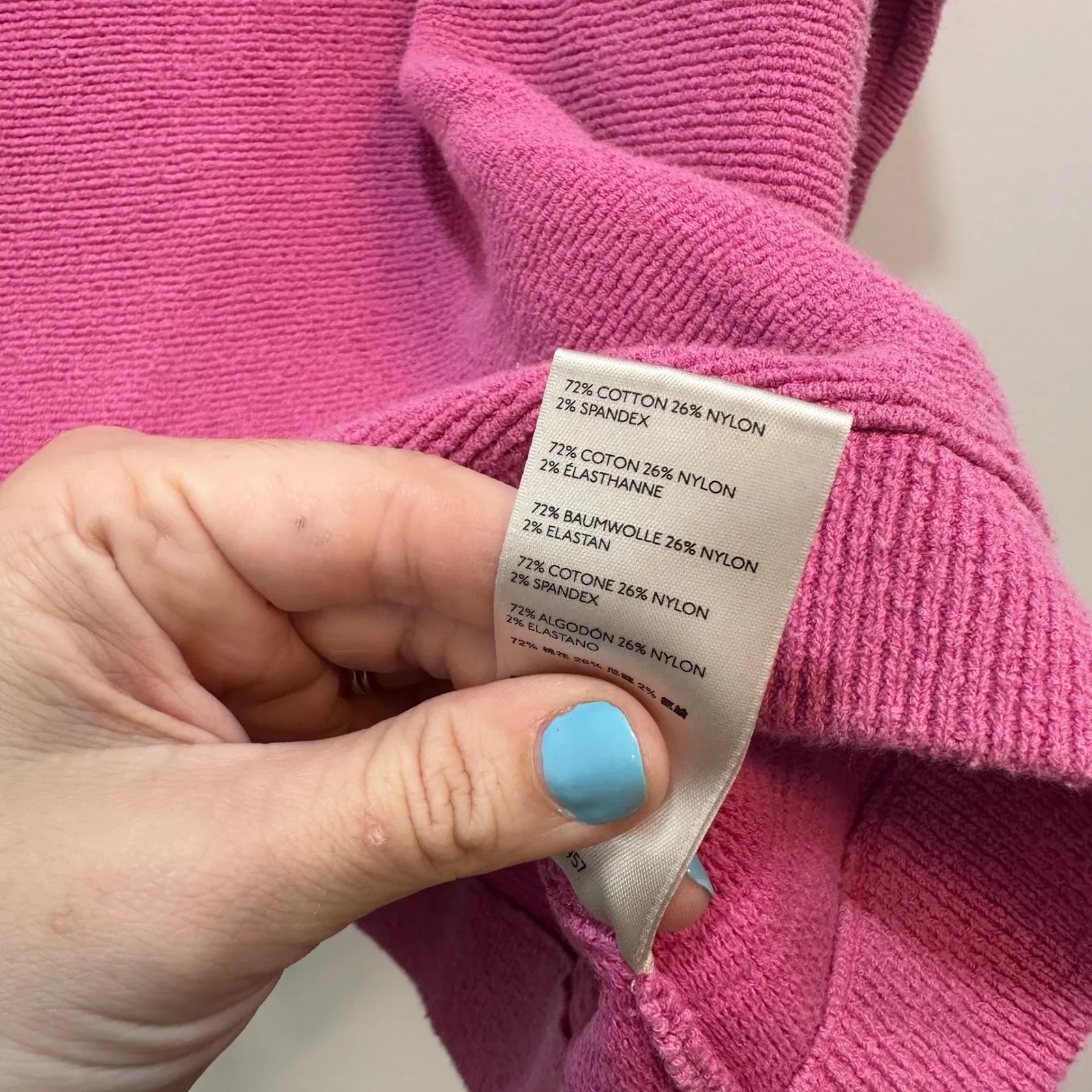 Free People Womens Ottoman Tunic Sweater Small‎ Pink Cowl Knit Oversized Slouchy - Image 4