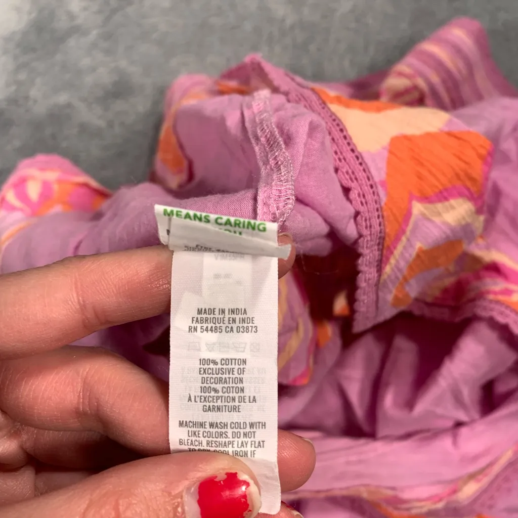 Aerie  Pink and Orange Ruffled Skort - Image 13