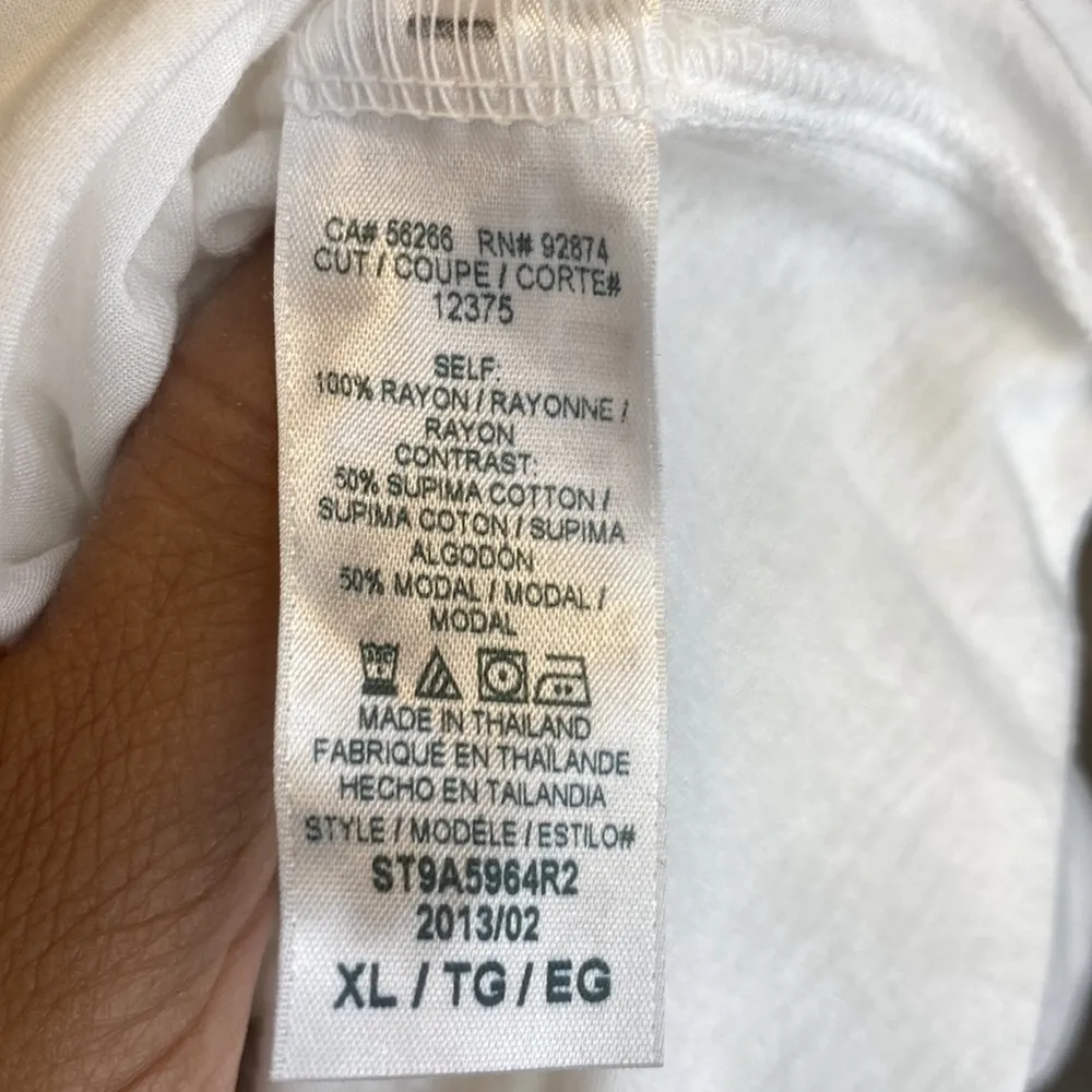 Splendid  white longline top basic - Image 8