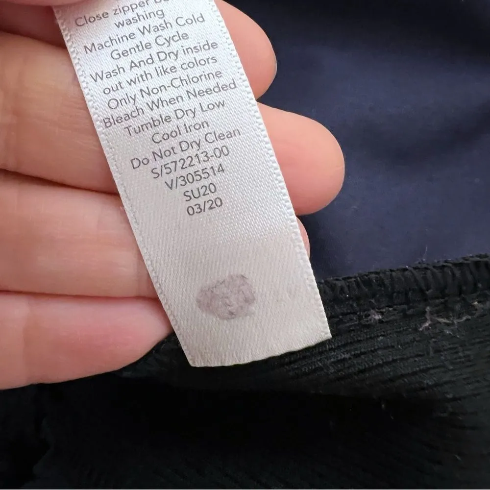 Athleta SIZE 0 Brooklyn Jogger Pants Navy Black Python Snake Print Women's - Image 8