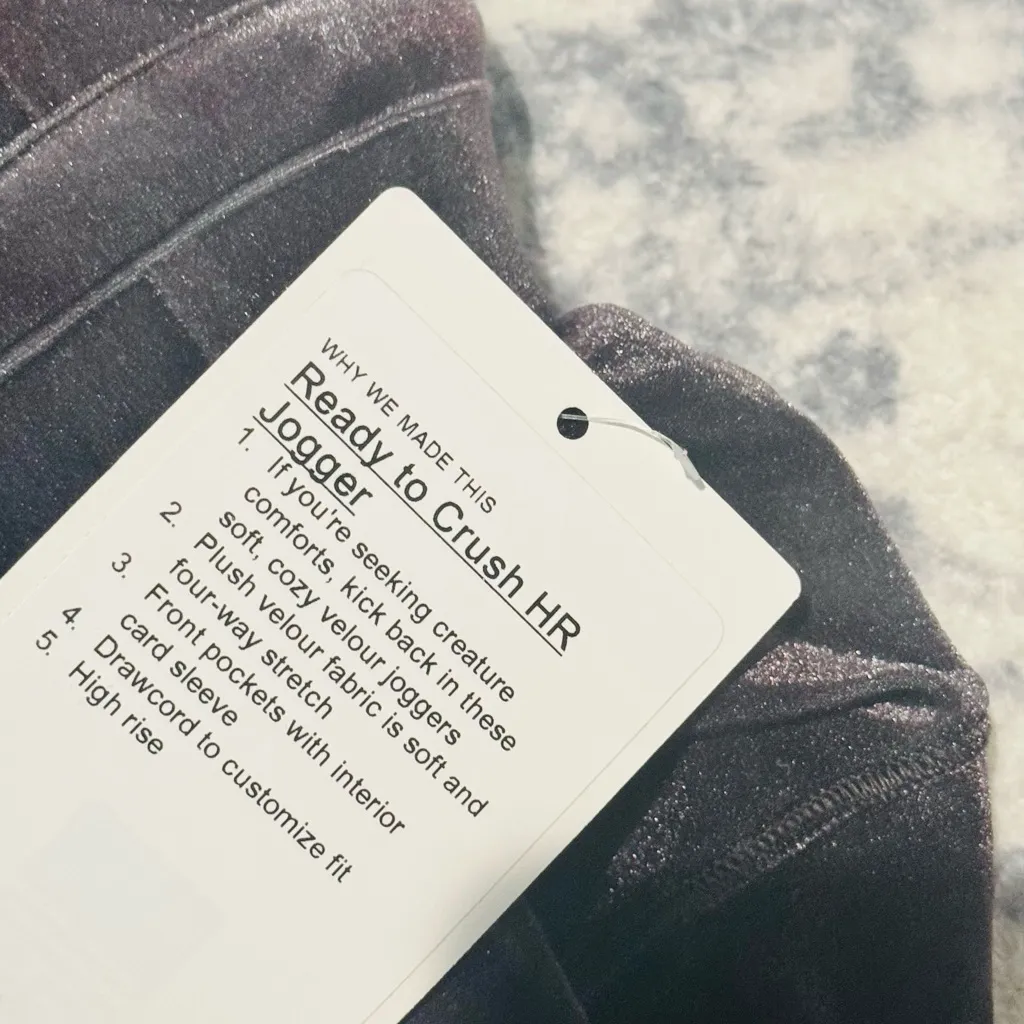 Lululemon Ready To Crush HR Velour Joggers - Image 12