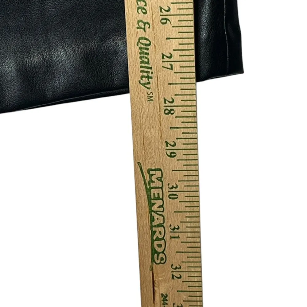 Rails Women's 4/6 Jo Faux Vegan Leather High Waisted‎ Ankle Crop Pleated Pants - Image 8