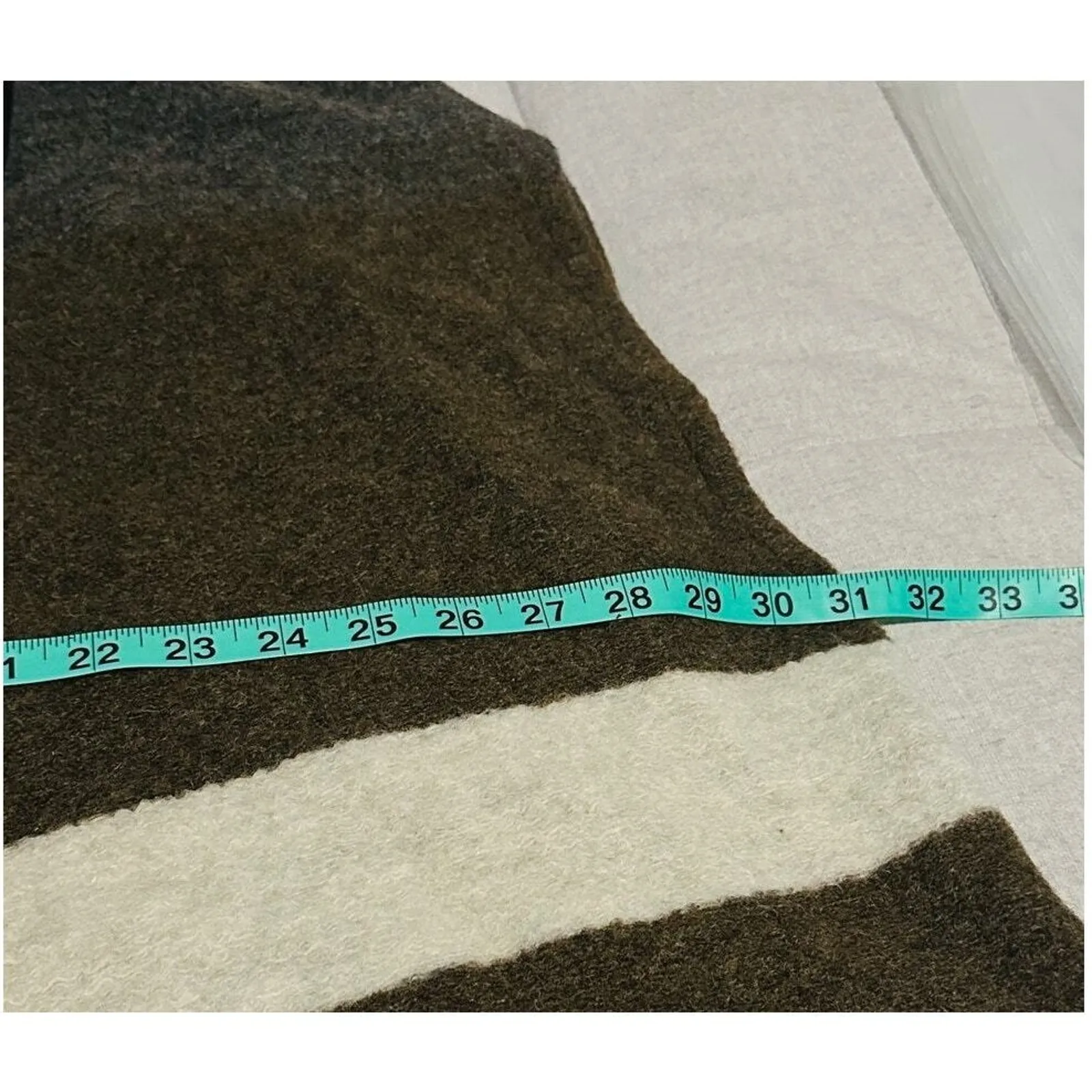 Anthropologie Tabitha Womens Wool Poncho Sz Med Sweater Lagenlook Boxy‎ Casual Green - Image 11