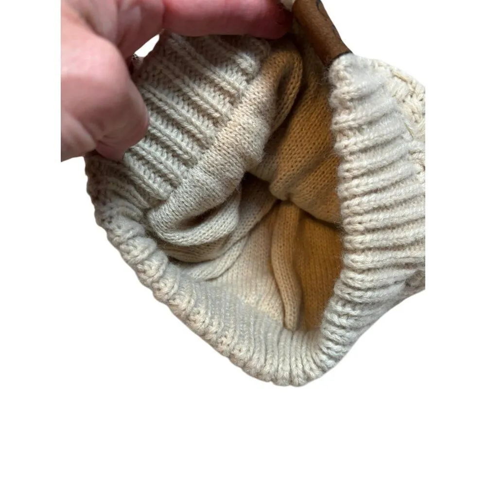 C.C Knit Beanie Hat For Adults Soft Warm Winter Accessory - Image 2