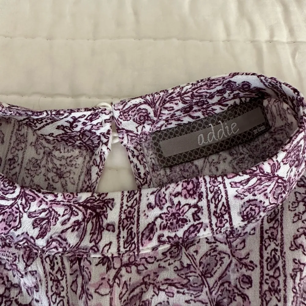 Tunic Purple Floral size M - Image 8