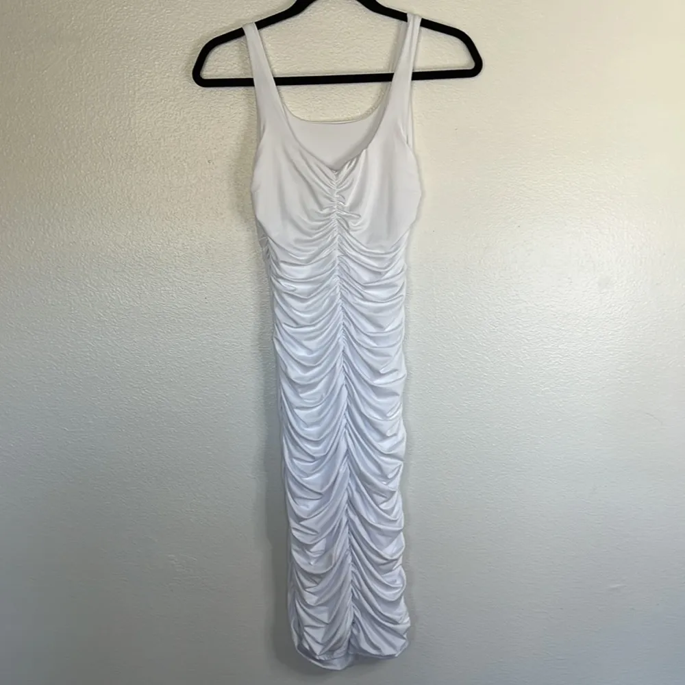 NWOT BEAGIMEG Sexy Bodycon Sleeveless Ruched Tank Top Casual Dress sz S - Image 5