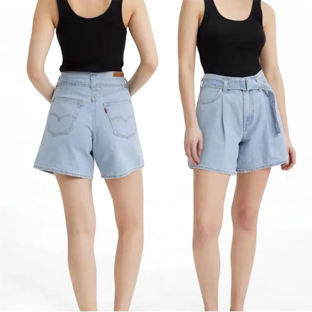 Levi’s baggy belted jean shorts 27 NWT - Image 12