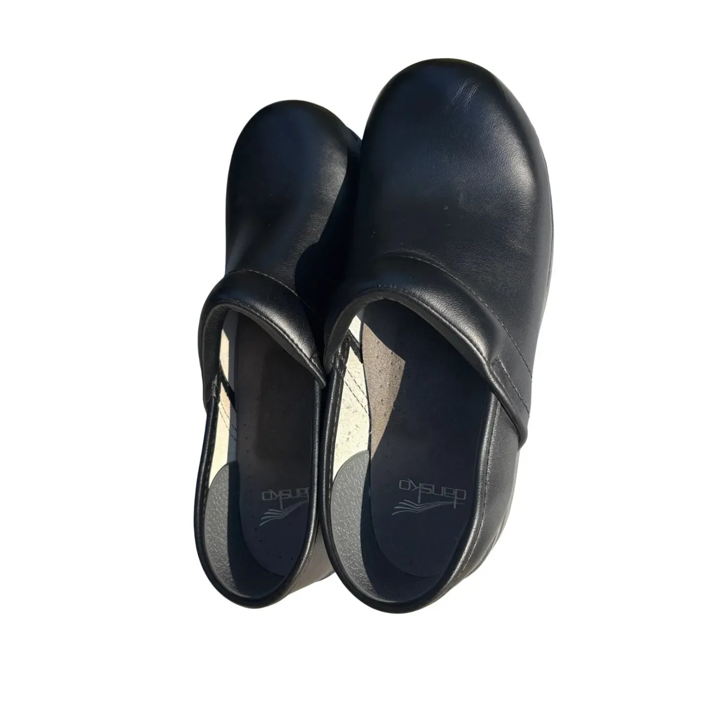 Dansko Black Leather Professional Clogs EU 37 / US 6.5-7 – Classic Work Shoes - Image 2