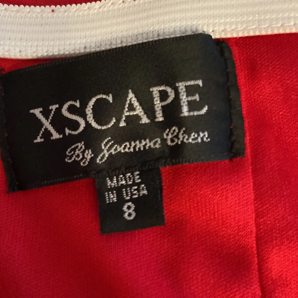 XSCAPE Red Dress size 8 it’s so beautiful and for special occasions brand new - Image 8