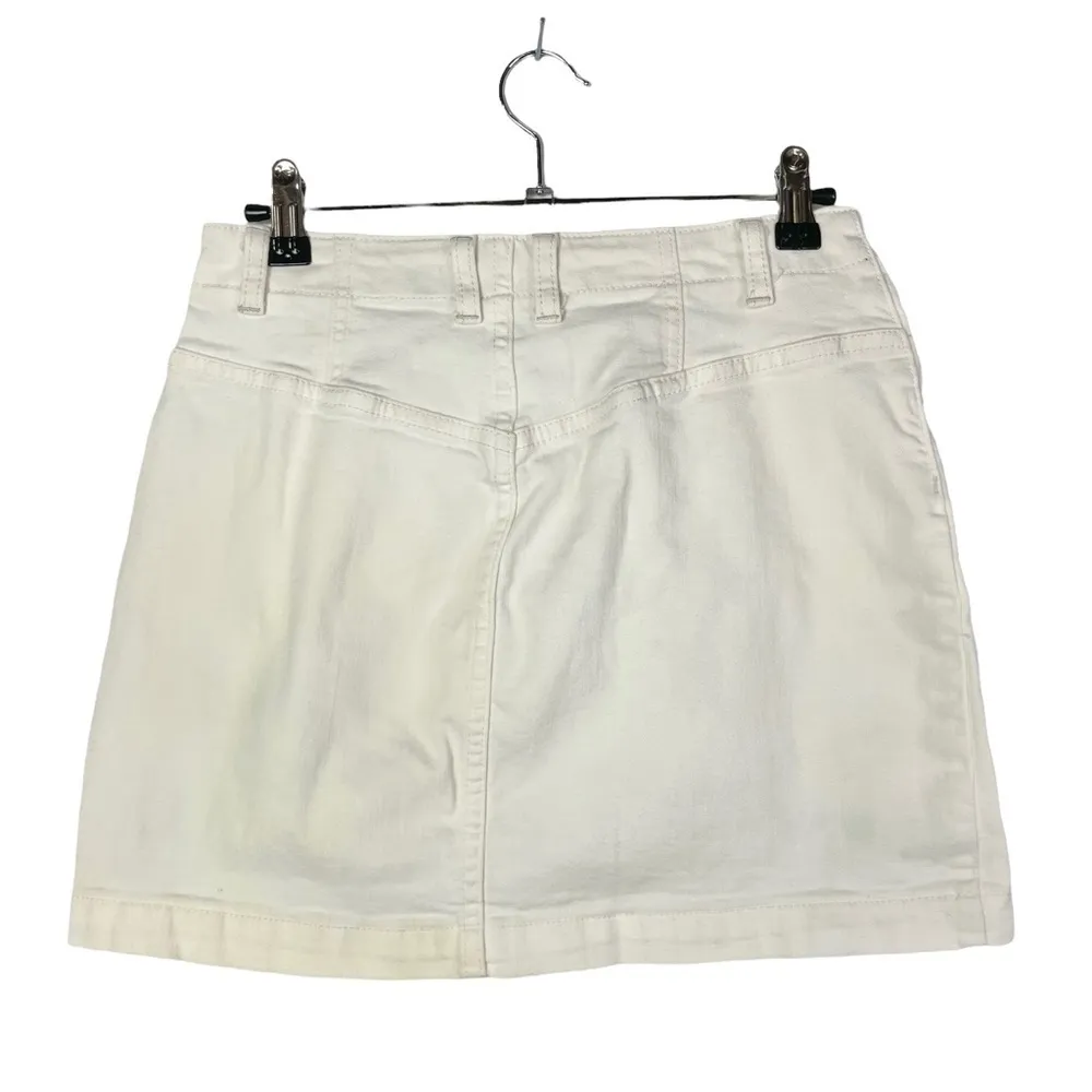 Free People We the Free She's All That Denim Mini Skirt 27 - Image 2