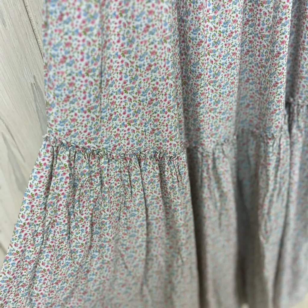 Loveshackfancy Burnley Midi Dress in Ink Floral Confetti Mix XS - Image 5