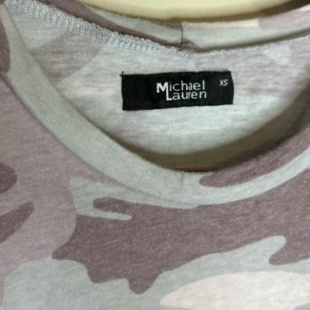 Michael Lauren Camo Racer Back High Neck Tank Top - Image 5