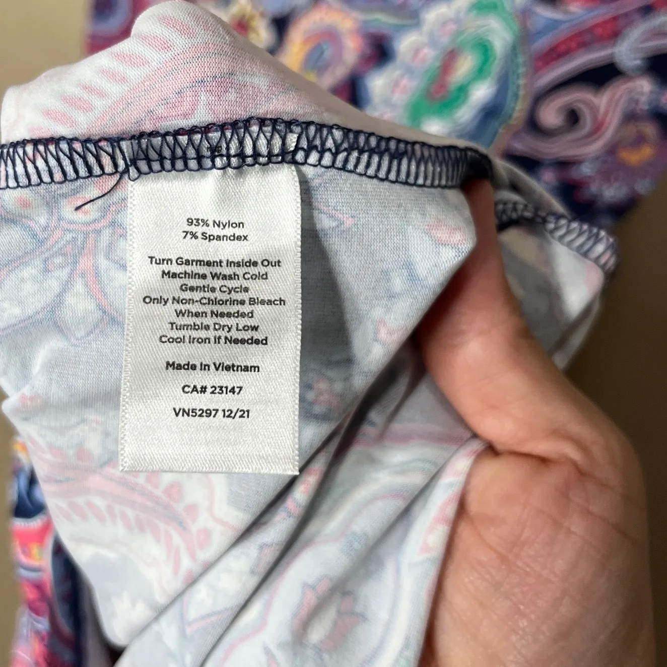 Talbots‎ Petite Large Paisley Print Sleeveless Shift Dress Colorful - Image 6