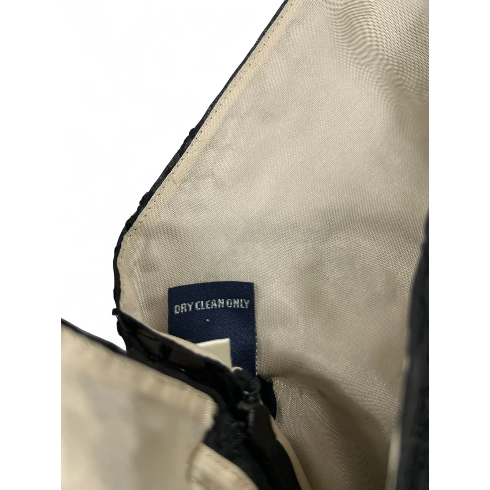 VINTAGE 90's ANN TAYLOR | 0 | Silk Embroidered Short Dress V Neck Cocktail - Image 8