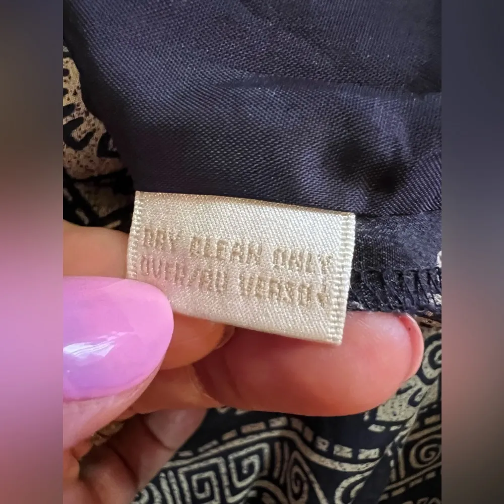 Dana Buchman 100% silk multicolored tunic top Stamped Lightweight blouse Size 12 - Image 13