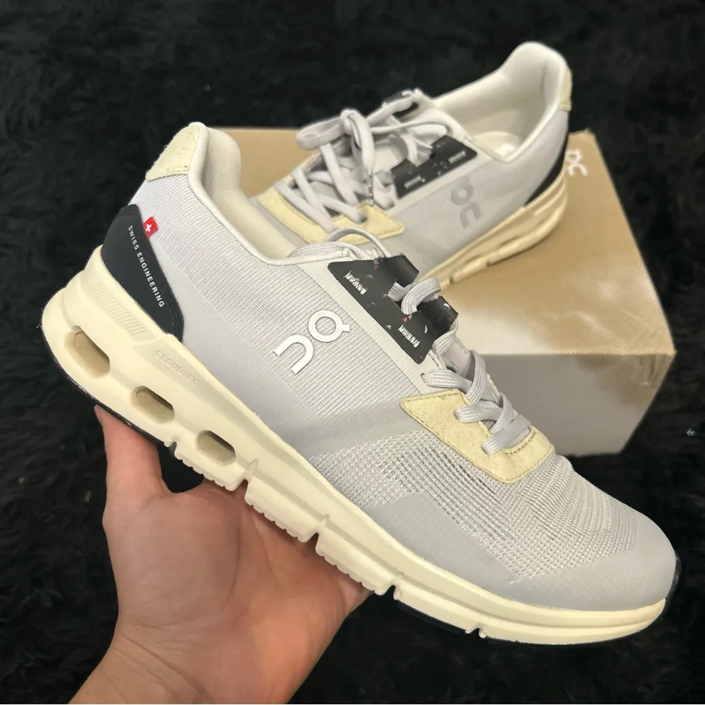 ON CLOUDRIFT running athletic training lace up shoes sneakers women’s 8 new Gray - Image 1