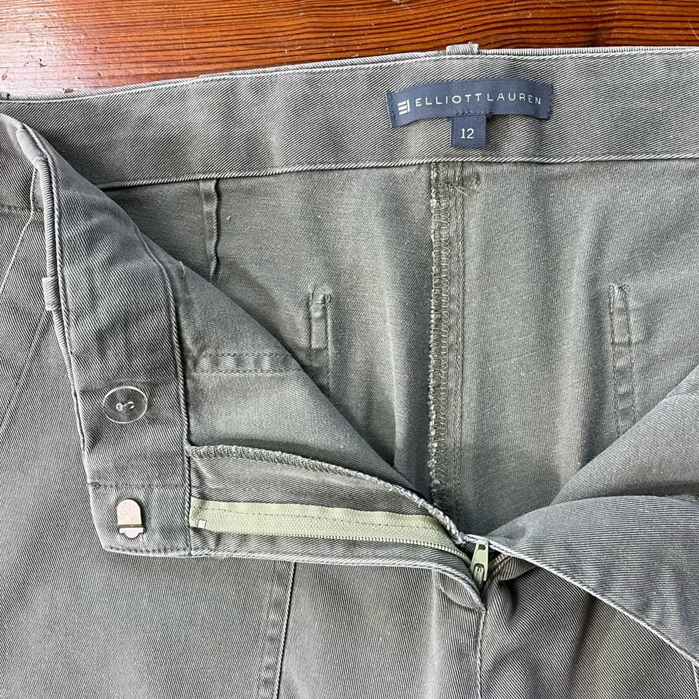 Elliott Lauren Olive Green Twill Joggers ~ Size 12 💛🍄 - Image 7