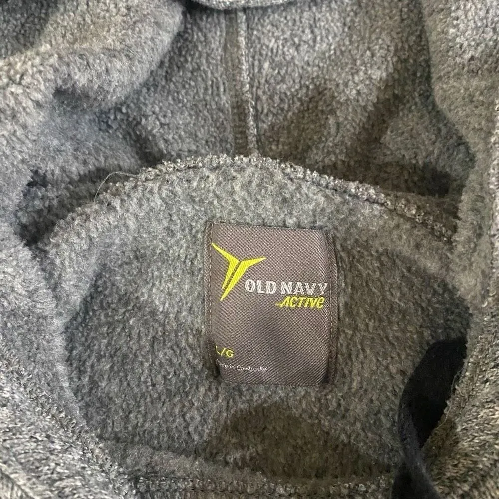 Old Navy Active Hoodie – Large, Pullover hoodie with Drawstring, Black Trim - Image 5