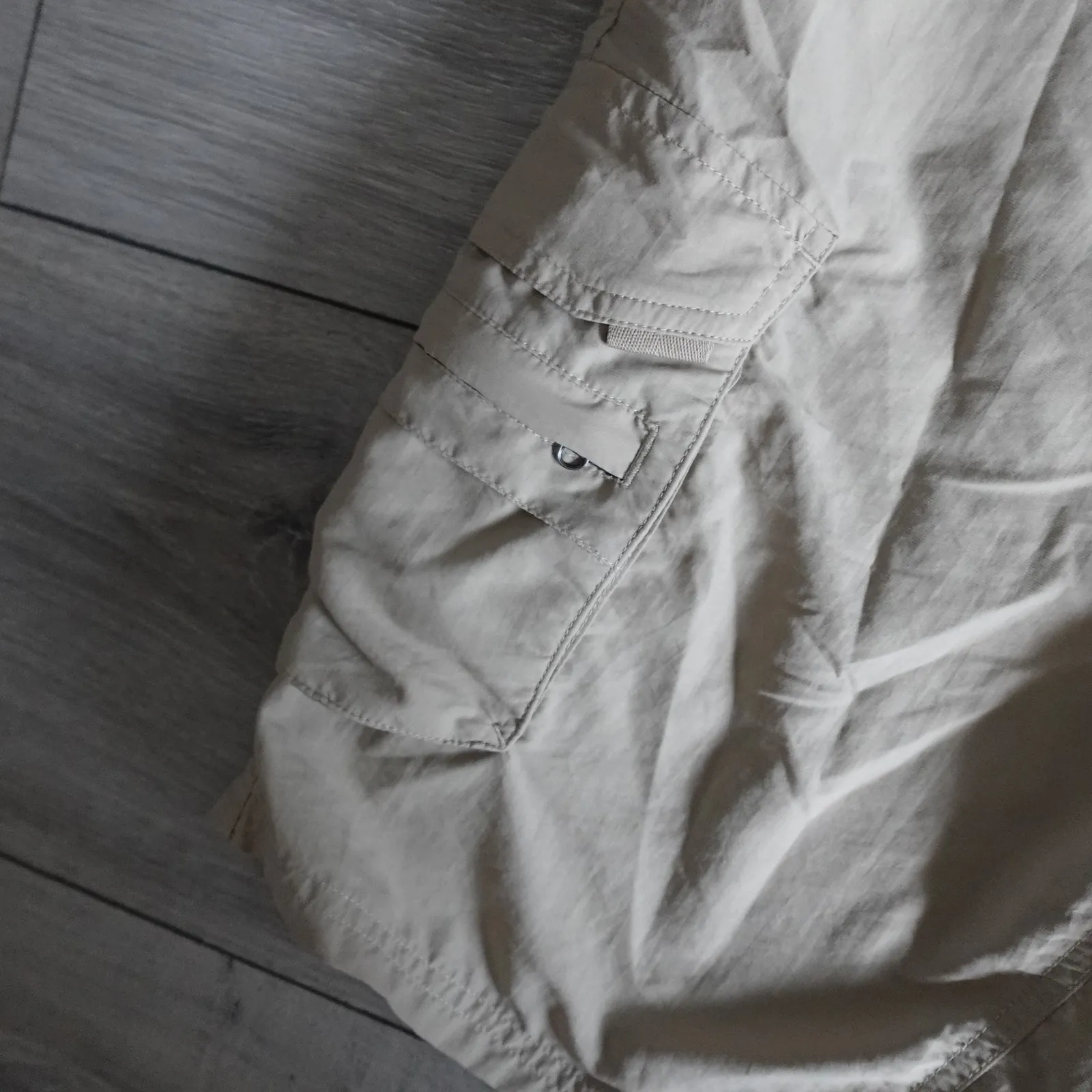 REI Shorts Women's 6 Khaki Light Beige Pockets Nylon Hiking Outdoor Camping - Image 5