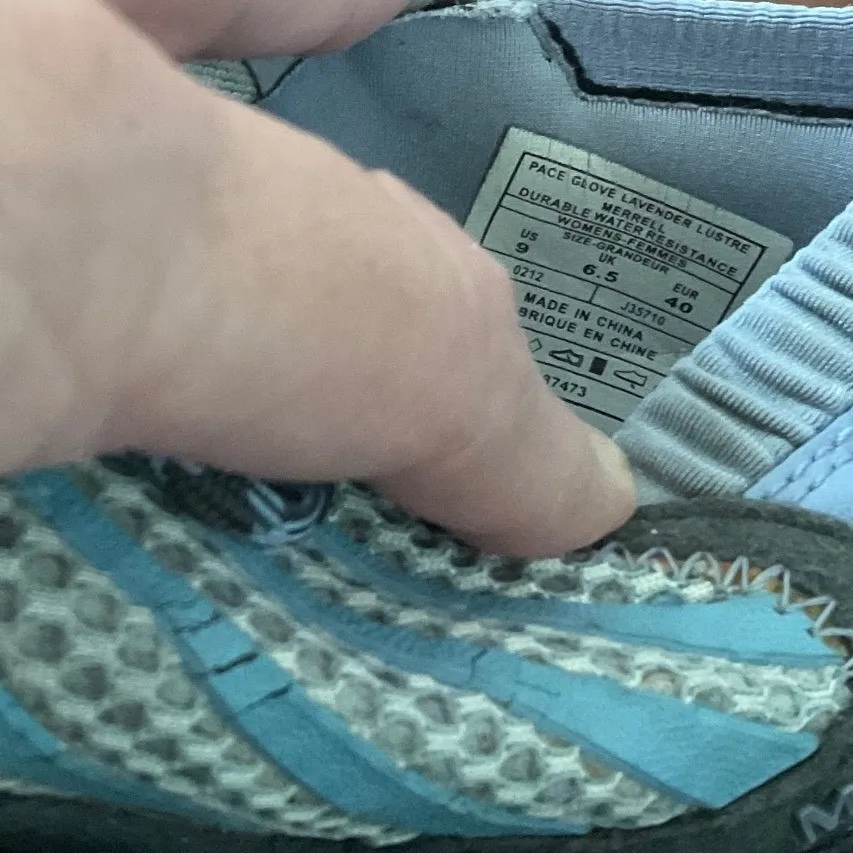 Merrell Barefoot Trail Running pace glove lavenderMesh Womens 9 Vibram Sole - Image 3