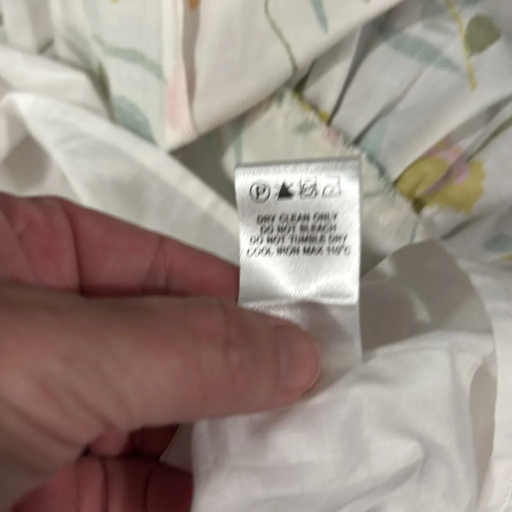 CROSBY by Mollie Burch linen cotton floral midi maxi size M - Image 12