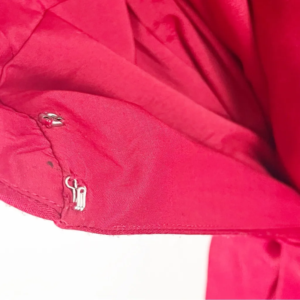 AIDEN MATTOX Red Faux Wrap V - Image 6