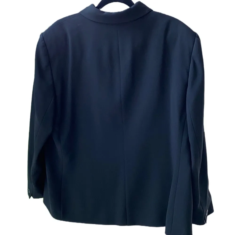 🖤 Jones New York Classic Black Lined Dress Pants, Side Zip, No Pockets, 20W - Image 14