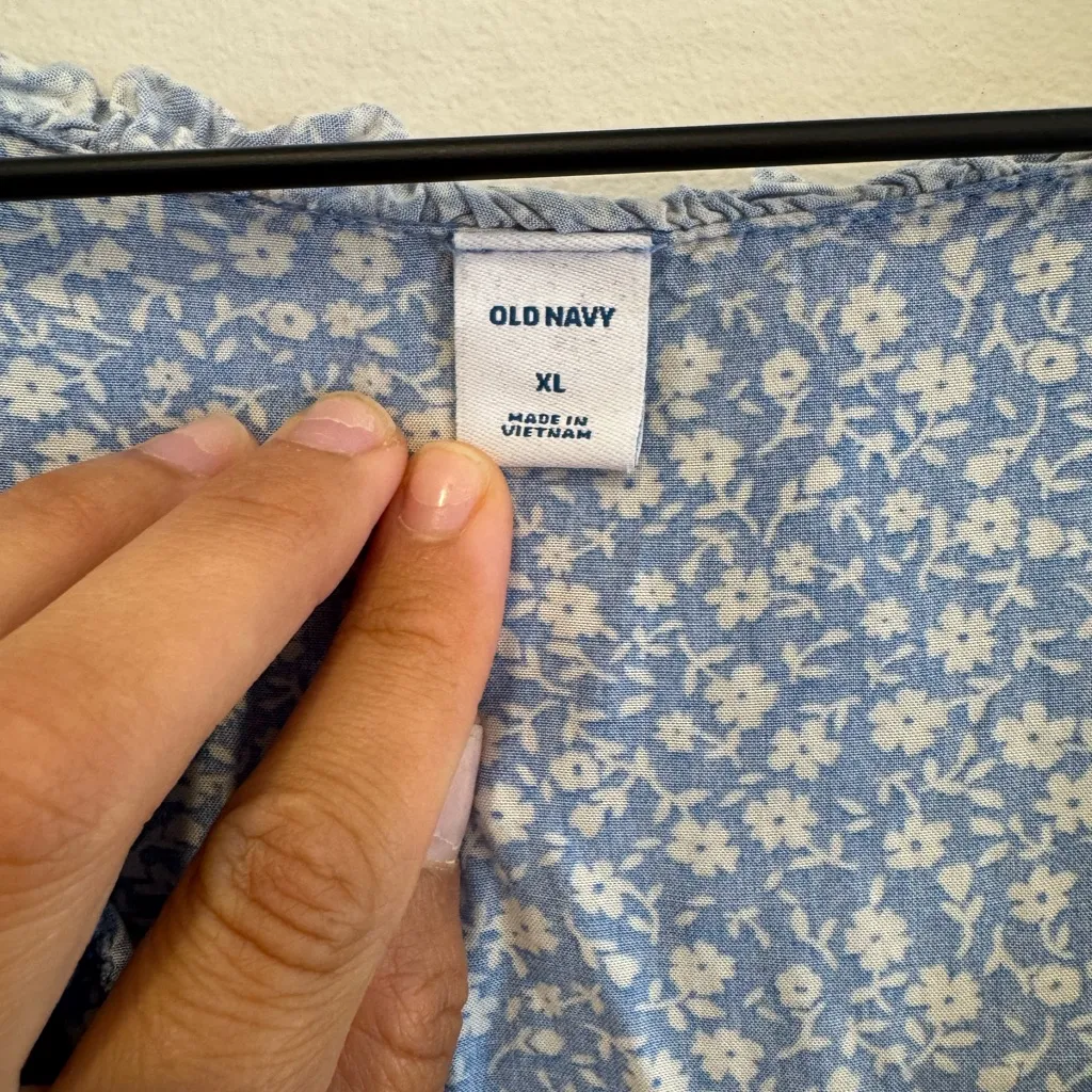 Old Navy Sleeveless Ruffled V-neck Swing Dress Size XL‎ - Image 5