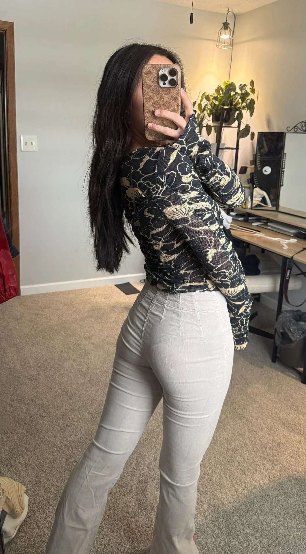 Floral Long Sleeve Top - Image 3