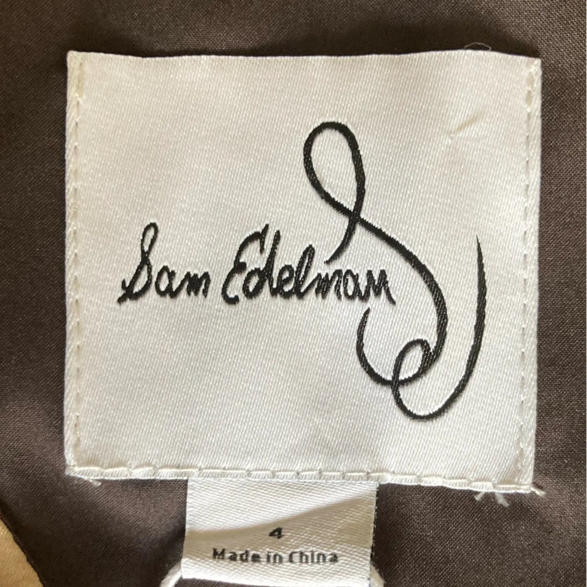 Sam Edelman Floral Satin Wrap Robe Kimono Cover-Up Black Cream Size 4 NWT - Image 6