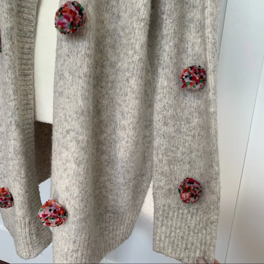 Free Generation Pom Pom Cardigan Size M - Image 3