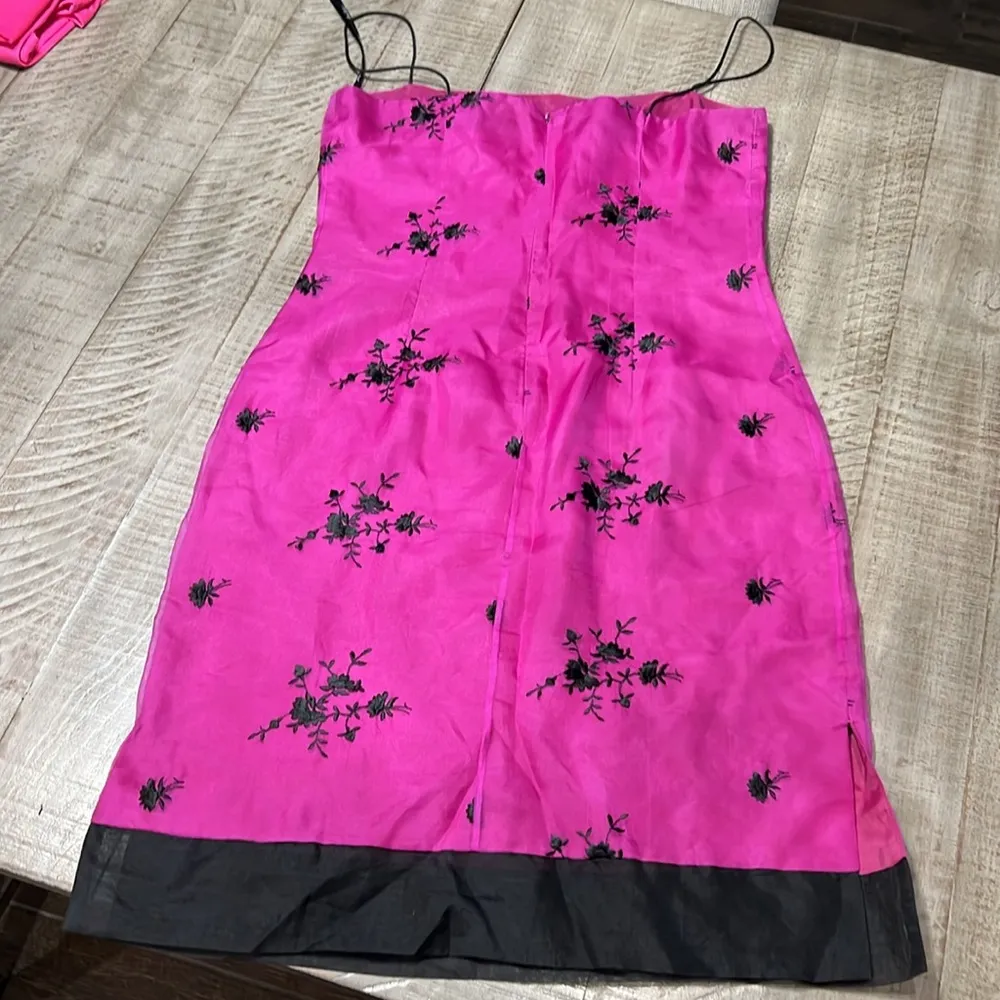 Nicole Miller Collection Vintage 100% silk Asian inspired dress - Image 8