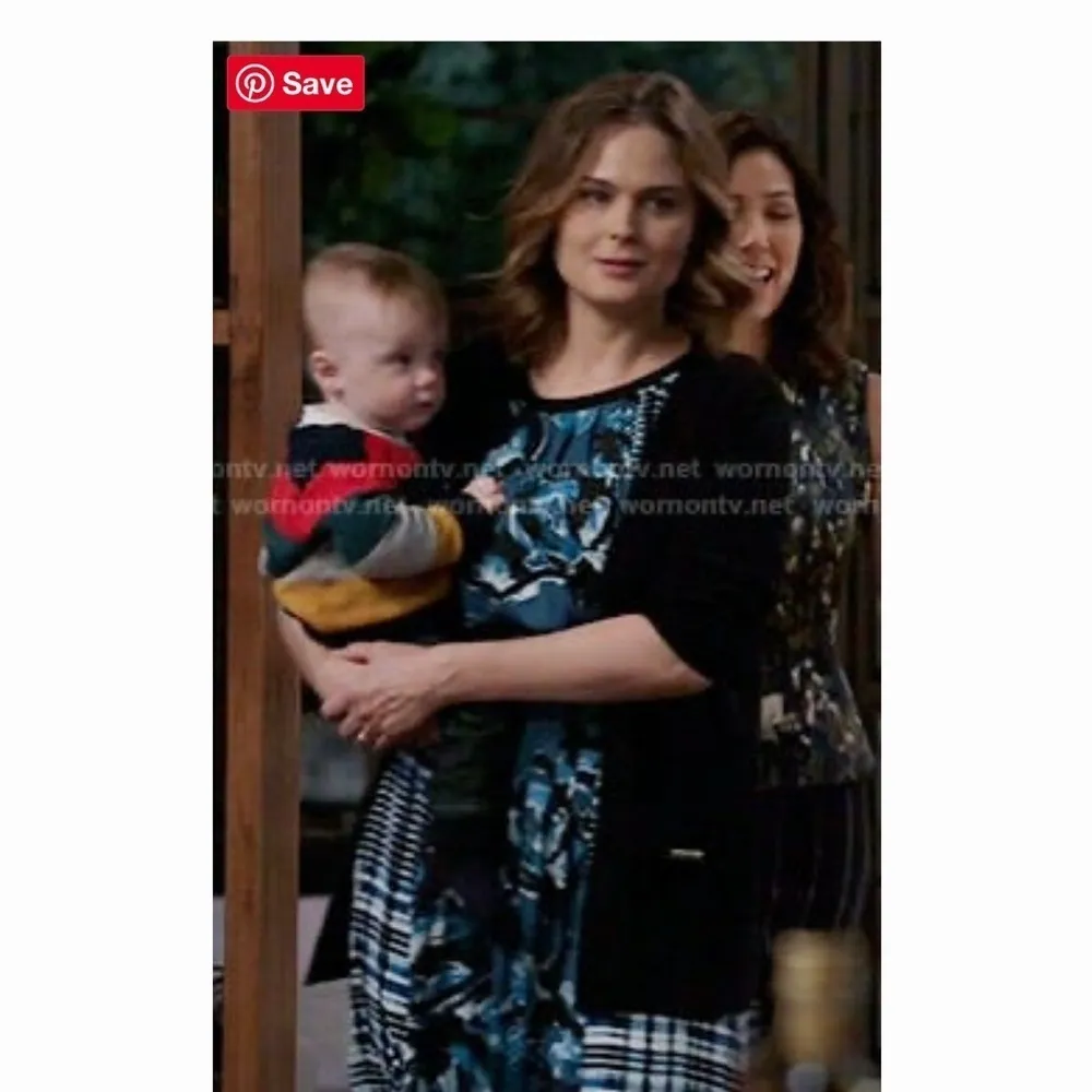 Adrianna Papell Dress Floral Pleated Fit and Flare Teal Blue Sleeveless Belt 4 - Image 17